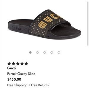 Gucci pursuit Guccy slide